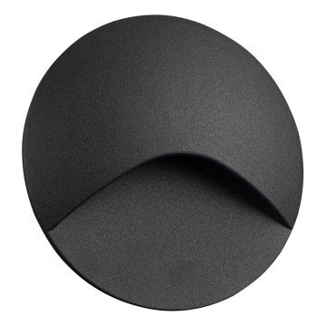 LED svjetiljka za stepenice EXIN LED/2,5W/230V 3000K IP65 antracitna okrugla