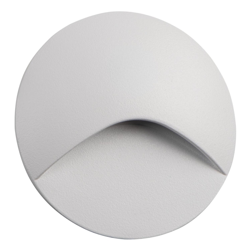 LED svjetiljka za stepenište EXIN LED/2,5W/230V 4000K IP65 bijela okrugla