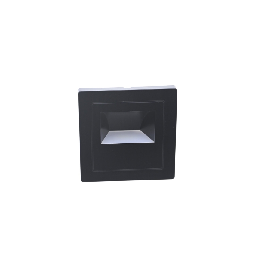 LED svjetiljka za stepenište LED/3W/230V 6000K crna