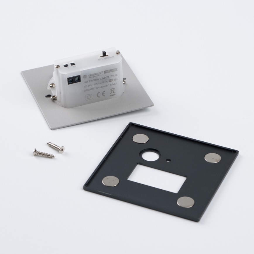 LED svjetiljka za stepenište s senzorom pokreta i sumraka LED/1,5W/230V 3000/4000/6500K antracit