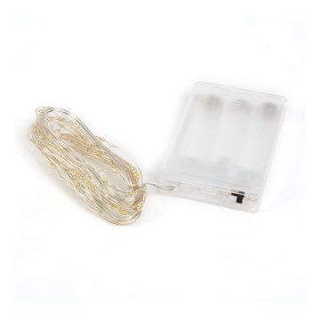 LED svjetleći lanac 50xLED/3xAA 5m višebojan