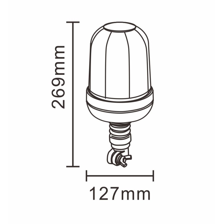 LED Svjetlo upozorenja LED/12-24V IP66