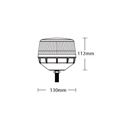 LED Svjetlo upozorenja LED/12-24V IP67