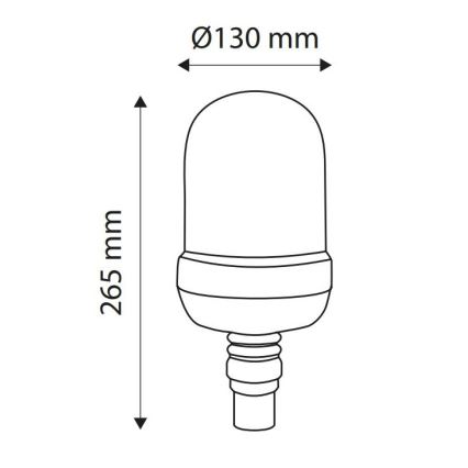 LED Svjetlo upozorenja rotirka LIGHT LED H1/12-24V