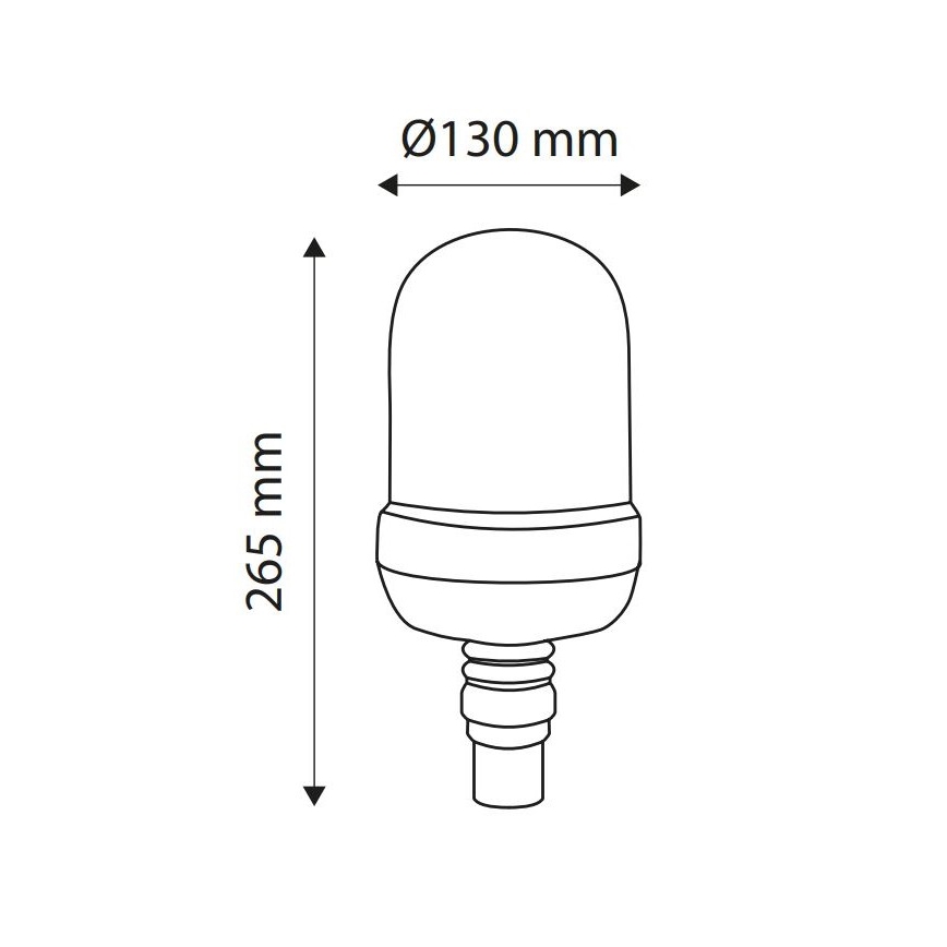 LED Svjetlo upozorenja rotirka LIGHT LED H1/12-24V