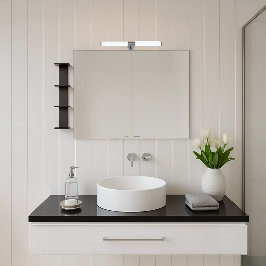 LED svjetlo za kupaonsko ogledalo APA LED/6W/230V 40 cm IP44 sjajni krom