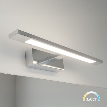 LED kupaonsko osvjetljenje za ogledalo KLIMT LED/8W/230V 3000/4000/6000K 40 cm IP44 sjajni krom
