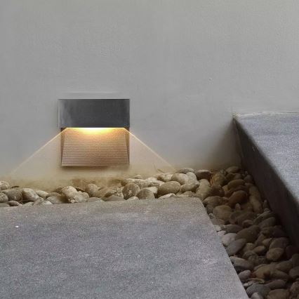 LED svjetlo za stepenice LED/3W/230V 3000K IP65