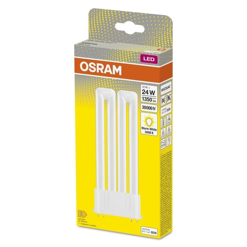 LED Svjetlosna cijev 2G10/12W/230V 3000K - Osram