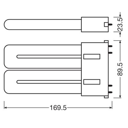 LED Svjetlosna cijev 2G10/12W/230V 4000K - Osram