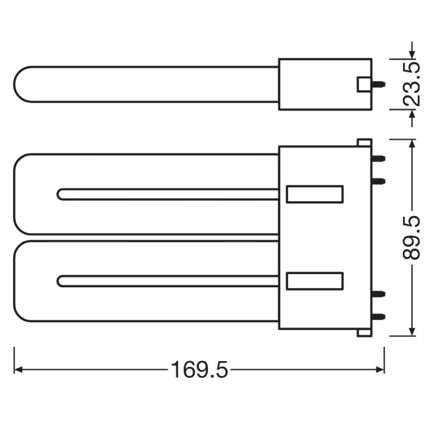 LED Svjetlosna cijev 2G10/12W/230V 4000K - Osram