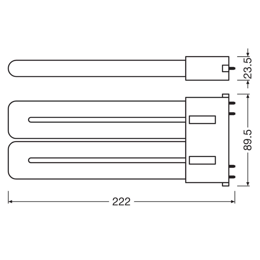 LED Svjetlosna cijev 2G10/20W/230V 3000K - Osram