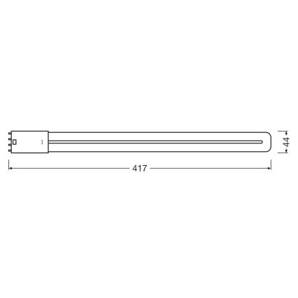 LED Svjetlosna cijev 2G11/18W/230V 3000K - Osram