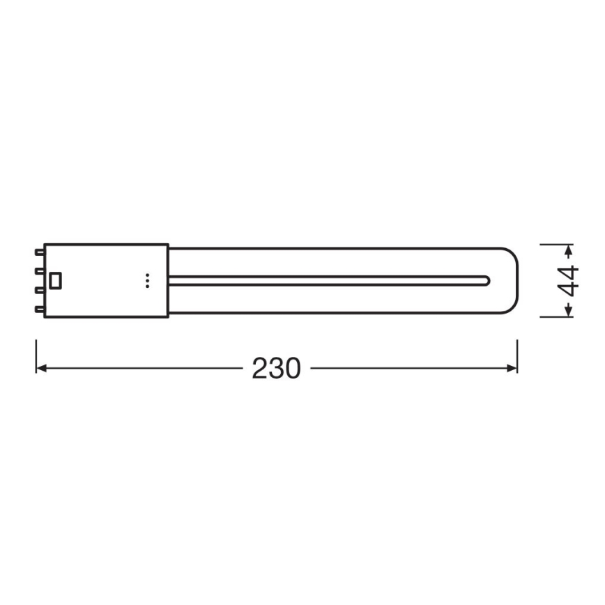 LED Svjetlosna cijev 2G11/8W/230V 3000K - Osram