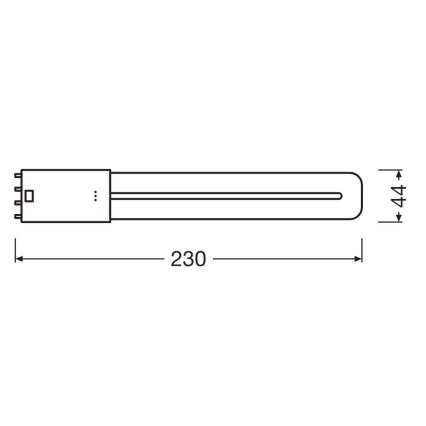 LED Svjetlosna cijev 2G11/8W/230V 4000K - Osram
