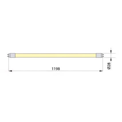 LED Svjetlosna cijev ECOSTER T8 G13/18W/230V 3000K