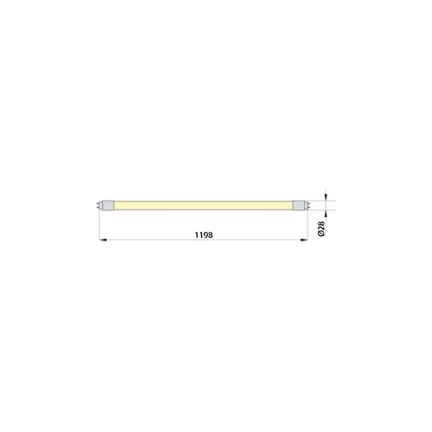 LED Svjetlosna cijev ECOSTER T8 G13/18W/230V 4000K