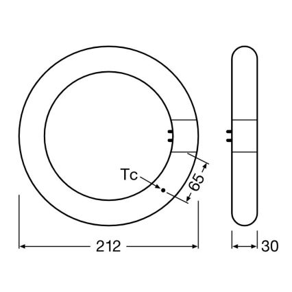 LED Svjetlosna cijev SUBSTITUBE T9 G10q/12W/230V 4000K pr. 21,2 cm - Osram
