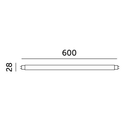 LED Svjetlosna cijev T8 G13/9W/230V 4000K 60 cm