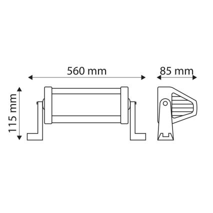 LED Svjetlosna rampa za automobil EPISTAR LED/120W/10-30V IP67 6000K