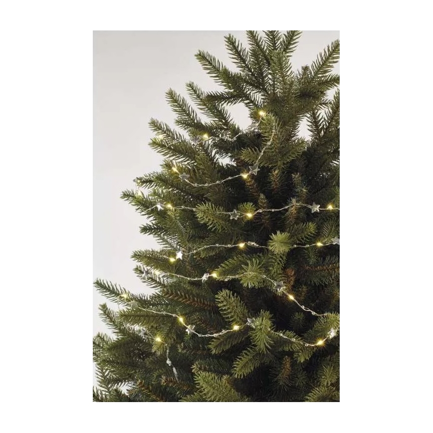 LED svjetlosni niz 20xLED/2xAA 2,2 m topla bijela