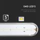 LED Tehnička linearna svjetiljka PC/PC 1xLED/48W/230V 6000K 150cm IP65