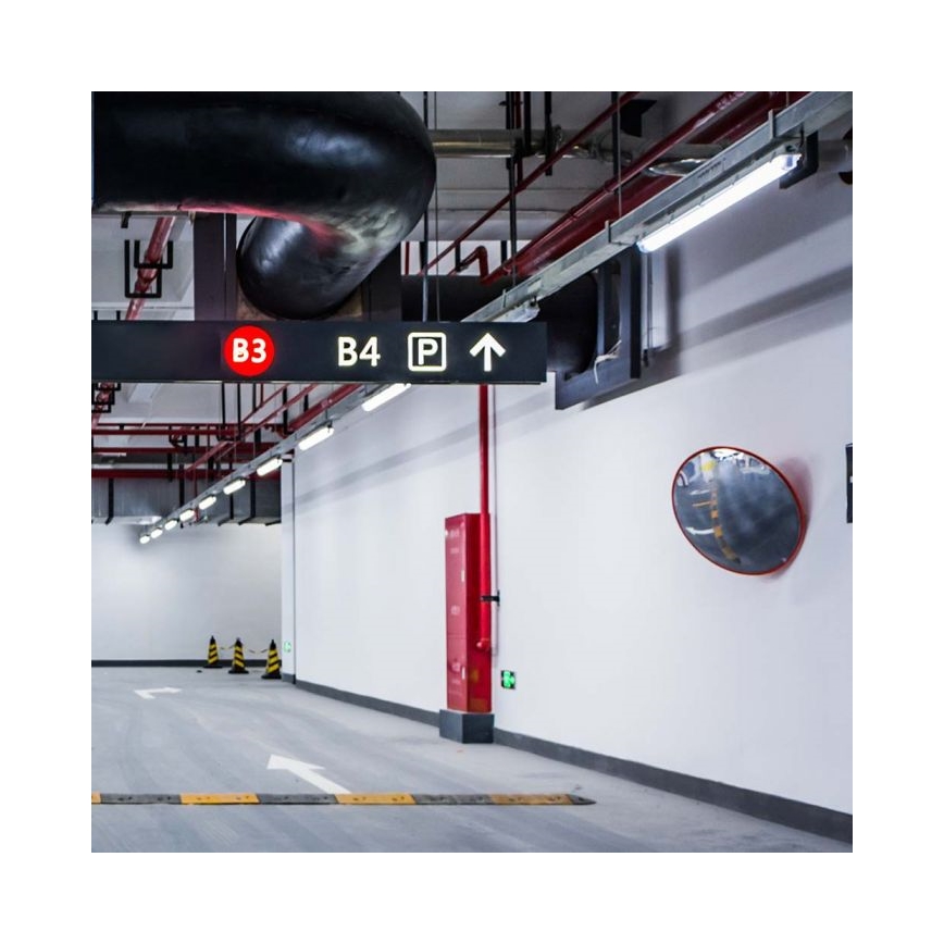 LED tehničko rasvjetno tijelo s modulom za nuždu LED/48W/230V 6500K IP65 2200 mAh 150 cm