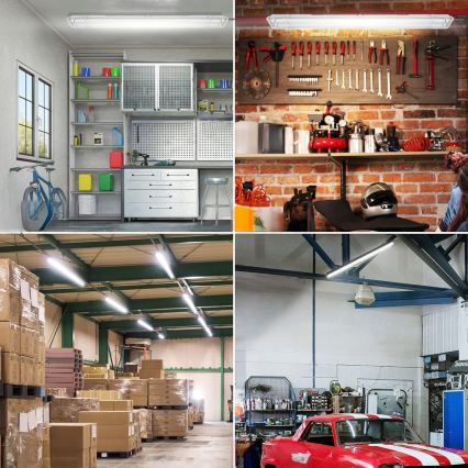 LED tehnička svjetiljka T8 2xG13/20W/230V 6500K 120 cm IP65 bijela