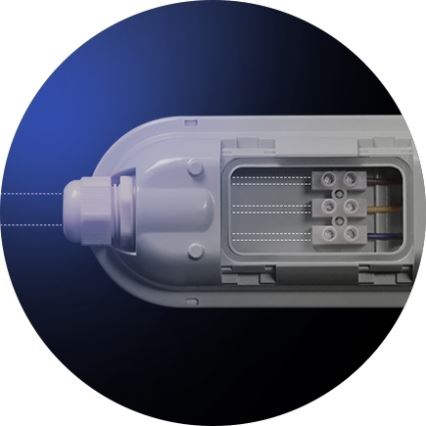 LED Tehničko fluorescentno svjetlo LIMEA GIGANT LED/38W/230V IP65 1190mm crna