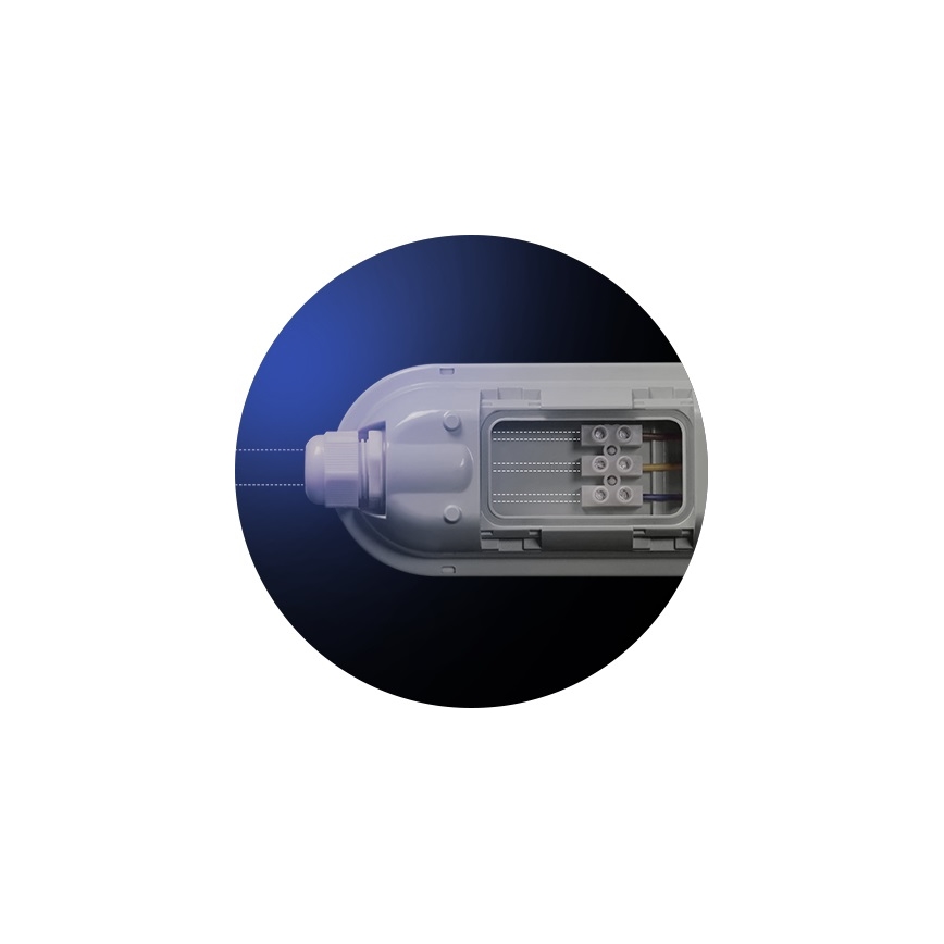 LED Tehničko fluorescentno svjetlo LIMEA GIGANT LED/38W/230V IP65 1190mm crna