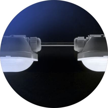 LED Tehničko fluorescentno svjetlo LIMEA GIGANT LED/38W/230V IP65 1190mm crna