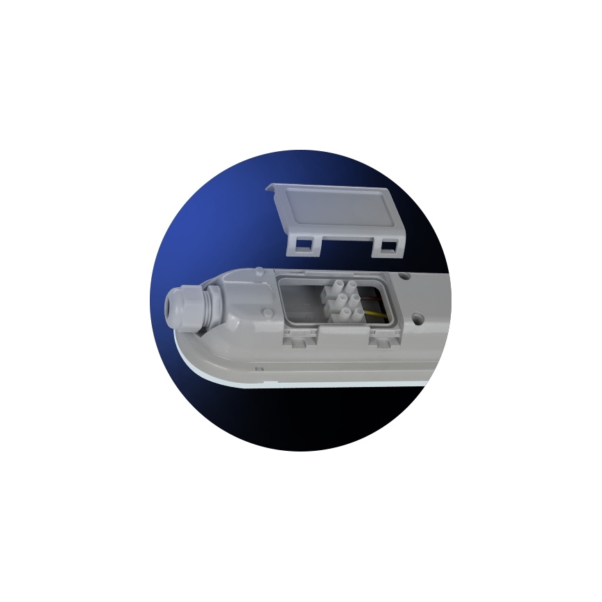 LED Tehničko fluorescentno svjetlo LIMEA GIGANT LED/38W/230V IP65 1190mm crna
