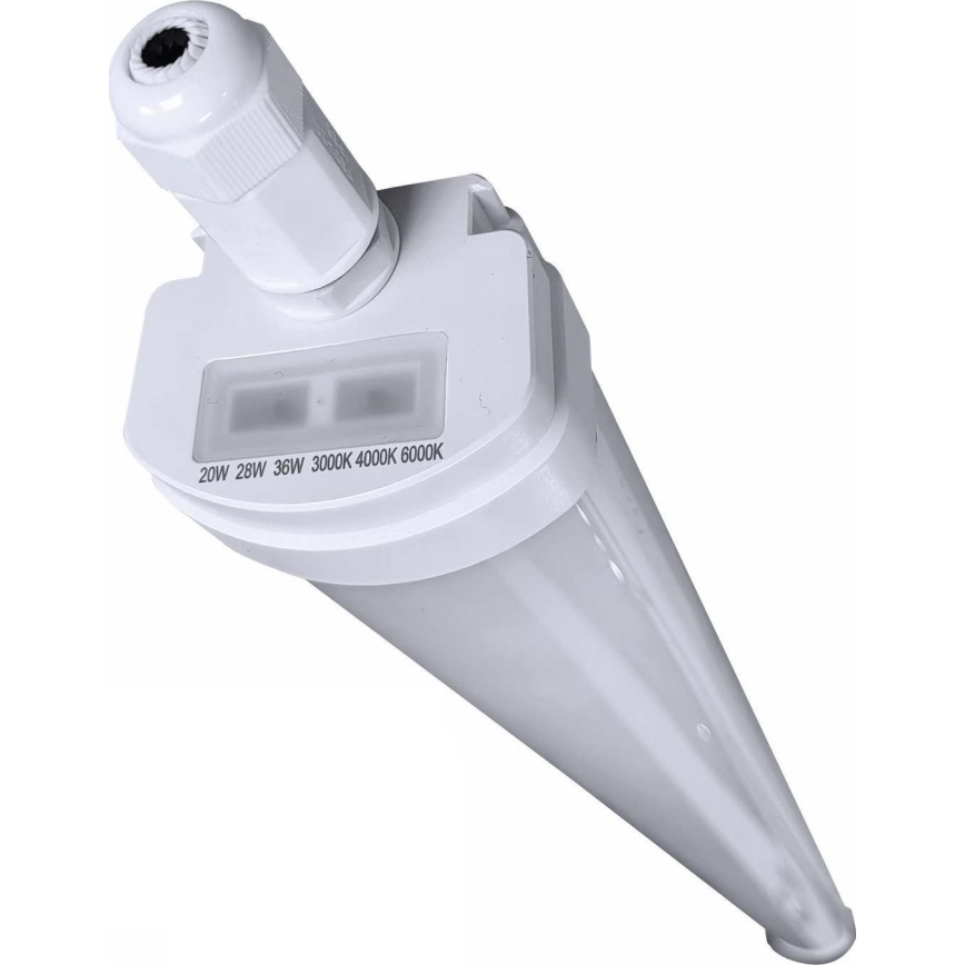 LED Dimmabilno tehničko fluorescentno svjetlo VOLITER LED/20/28/36W/230V 3000/4000/6000K 120 cm IP65 bijela