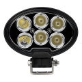 LED točkasto svjetlo za automobil BLACK LED/60W/10-30V IP69 5700K ovalno