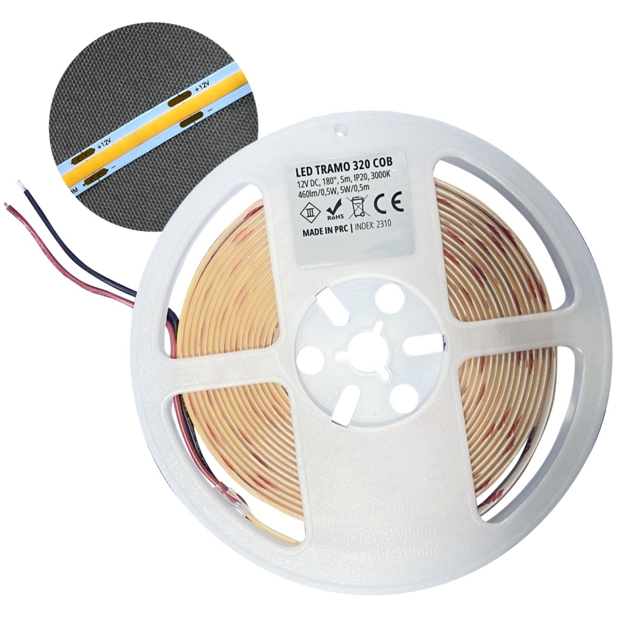 LED Traka LED/50W/12V 5 m 3000K IP65