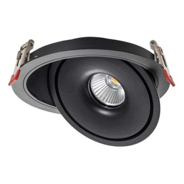 LED Ugradbena reflektorska svjetiljka LED/12W/230V 3000/4000/6400K pr. 12 cm crna