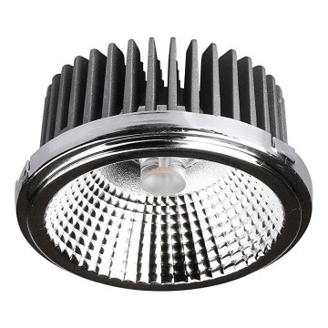 LED Ugradbena reflektorska svjetiljka LED/20W/230V 6400K 40°/20° pr. 11 cm sjajni krom
