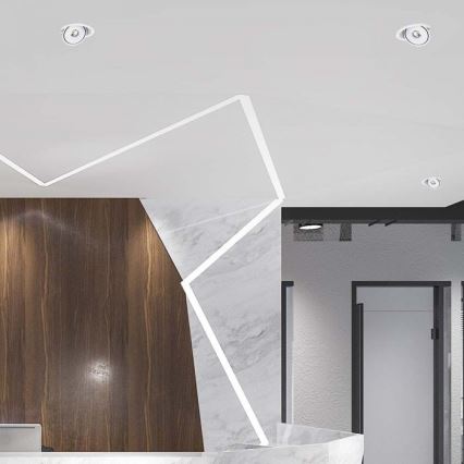 LED Ugradbena reflektorska svjetiljka LED/28W/230V 3000/4000/6400K pr. 20 cm bijela