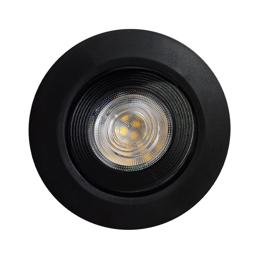 LED Ugradbena/nadgradna reflektorska svjetiljka 2u1 LED/5W/230V 4200K pr. 9,3 cm crna