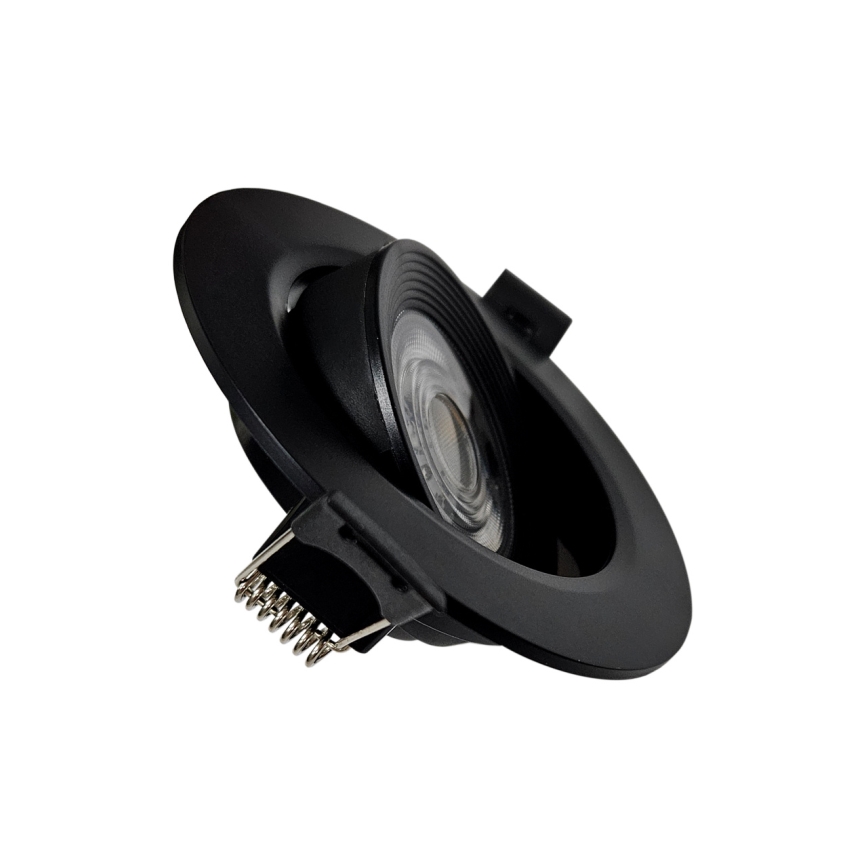 LED Ugradbena/nadgradna reflektorska svjetiljka 2u1 LED/5W/230V 4200K pr. 9,3 cm crna