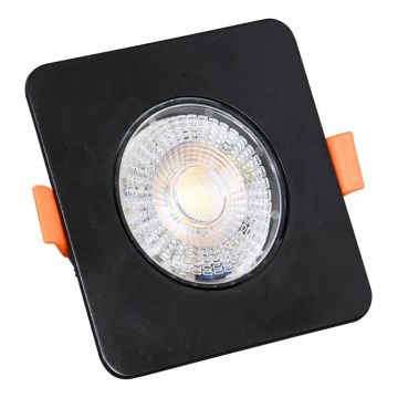 LED Ugradbena stropna svjetiljka s prigušivanjem KENT LED/3/5/7W/230V3000/4000/6000K 9x9 cm crna