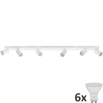 LED Ugradbena svjetiljka ANGIE 6xGU10/6W/230V bijela