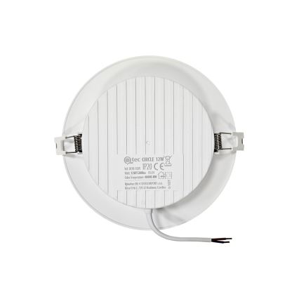 LED Ugradbena svjetiljka CIRCLE LED/12W/230V 4000K pr. 17 cm bijela