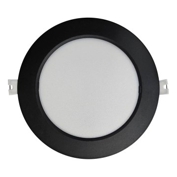 LED Ugradbena svjetiljka CIRCLE LED/12W/230V 4000K pr. 17 cm crna