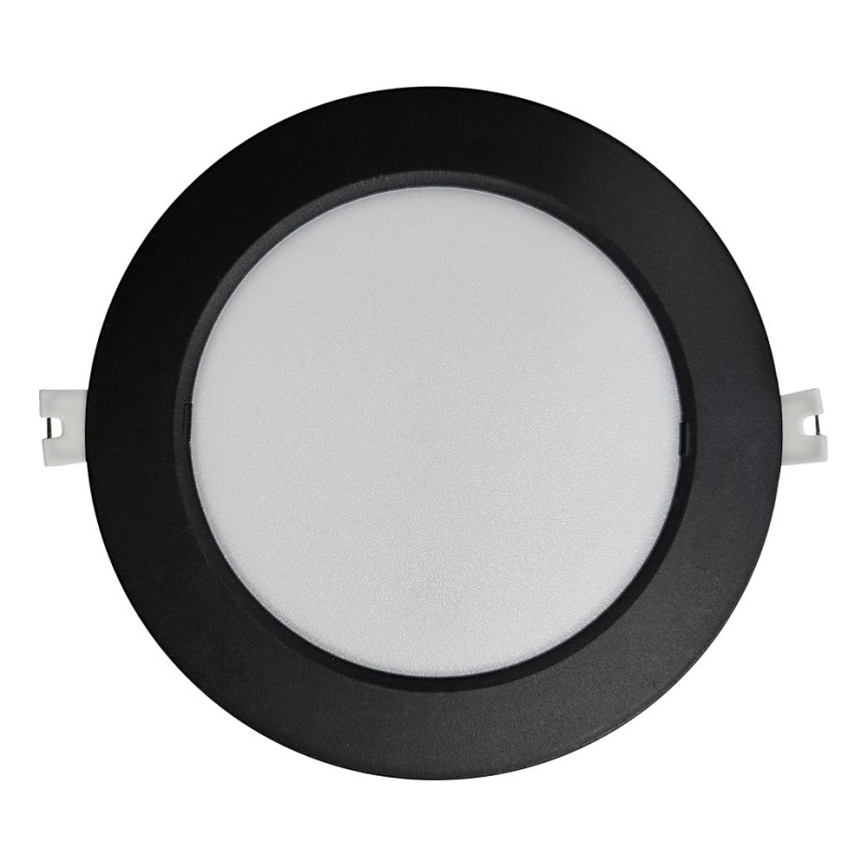 LED Ugradbena svjetiljka CIRCLE LED/12W/230V 4000K pr. 17 cm crna