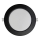 LED Ugradbena svjetiljka CIRCLE LED/12W/230V 4000K pr. 17 cm crna