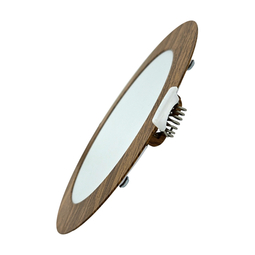 LED Ugradbena svjetiljka CIRCLE LED/12W/230V 4200K pr. 16,7 cm smeđa