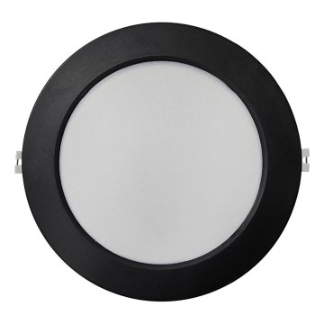LED Ugradbena svjetiljka CIRCLE LED/18W/230V 4000K pr. 22 cm crna