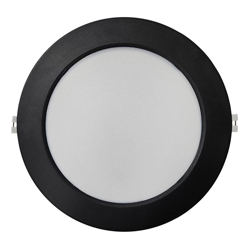 LED Ugradbena svjetiljka CIRCLE LED/18W/230V 4000K pr. 22 cm crna