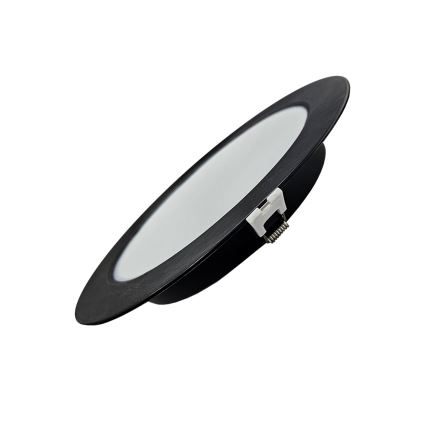 LED Ugradbena svjetiljka CIRCLE LED/18W/230V 4000K pr. 22 cm crna